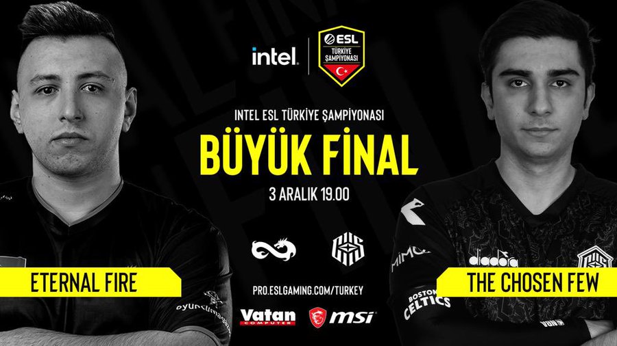 INTEL ESL Türkiye CS:GO Şampiyonası'nda Final Günü