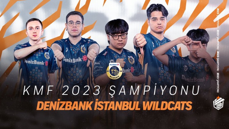 KMF 2023 Şampiyonu DenizBank İstanbul Wildcats!