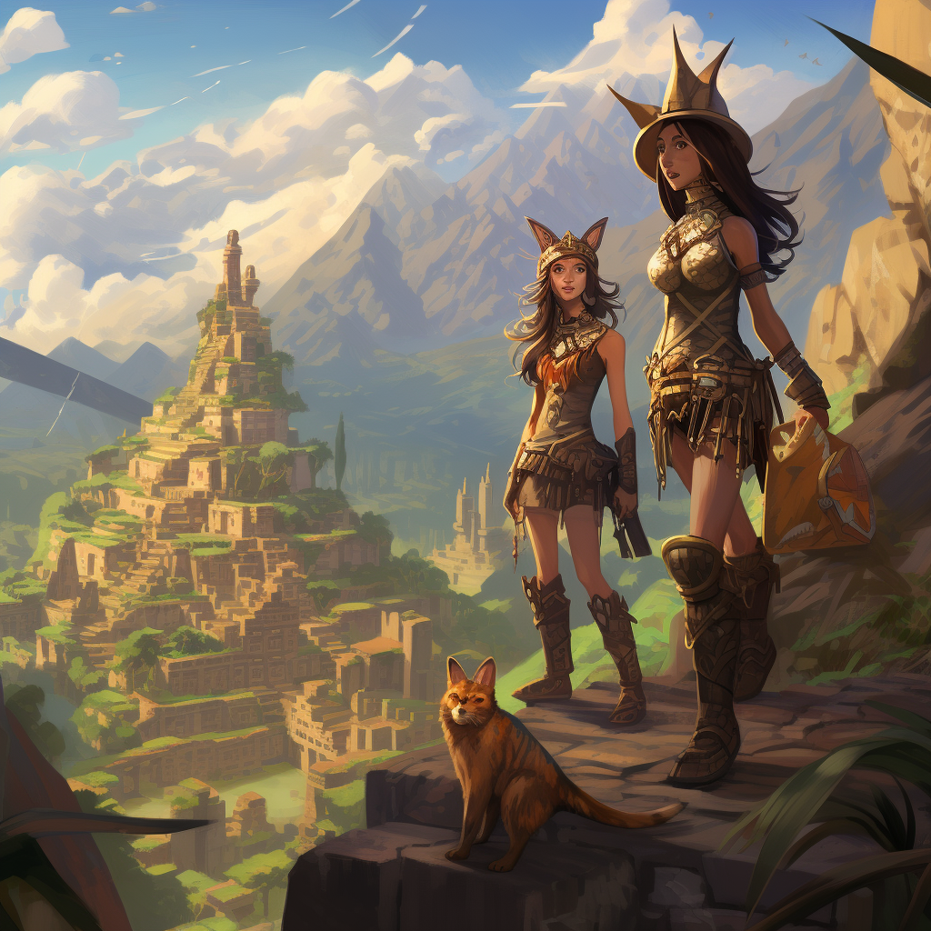 Legendary Landscapes Reimagined: Jinx and Vi's Journey Through Timeless Wonders
