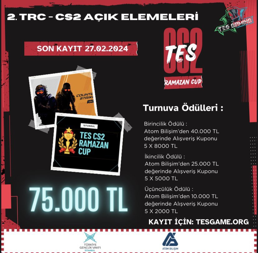 Türkiye Gençlik Vakfı CS 2 Turnuvası