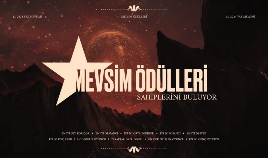 2024 Yaz Mevsimi Ödülleri Şampiyonluk Ligi