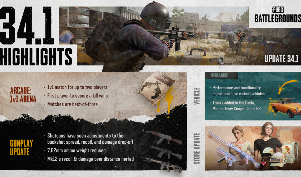 PUBG 34.1 Güncelleme