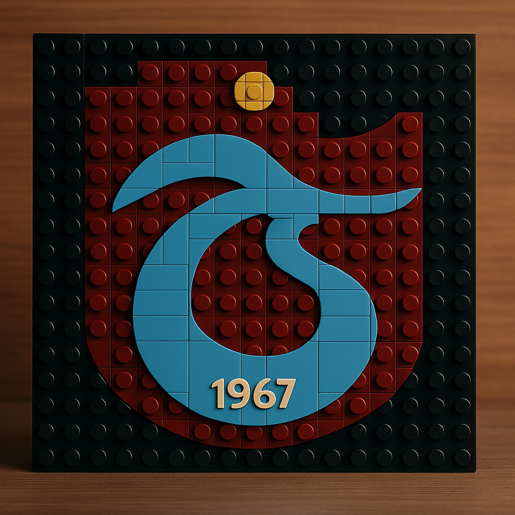 Trabzonspor Arması LEGO Mozaik