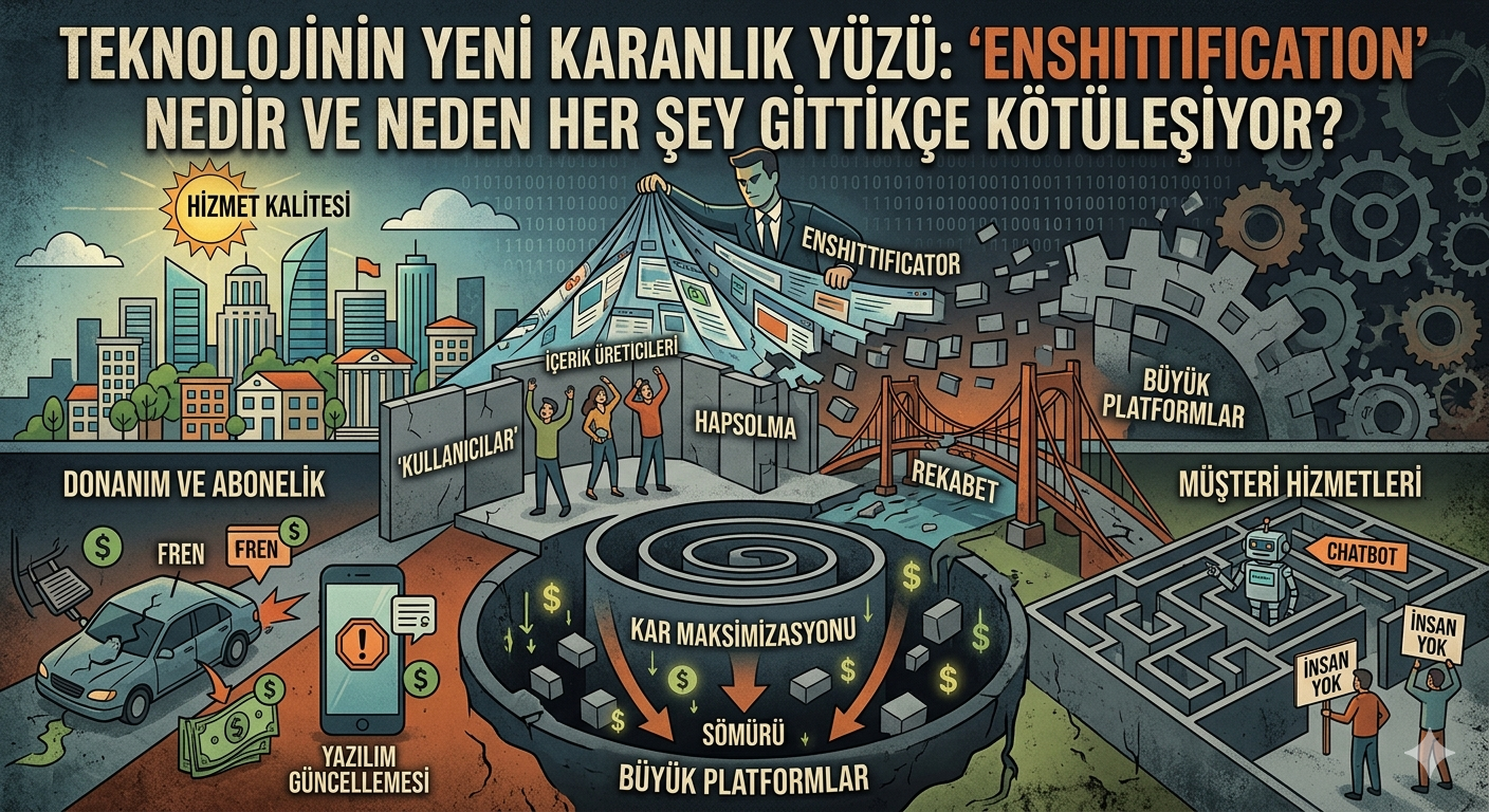Dijital Yozlaşmanın Yeni Adı: Enshittification ve Modern Dünyanın Dönüşümü