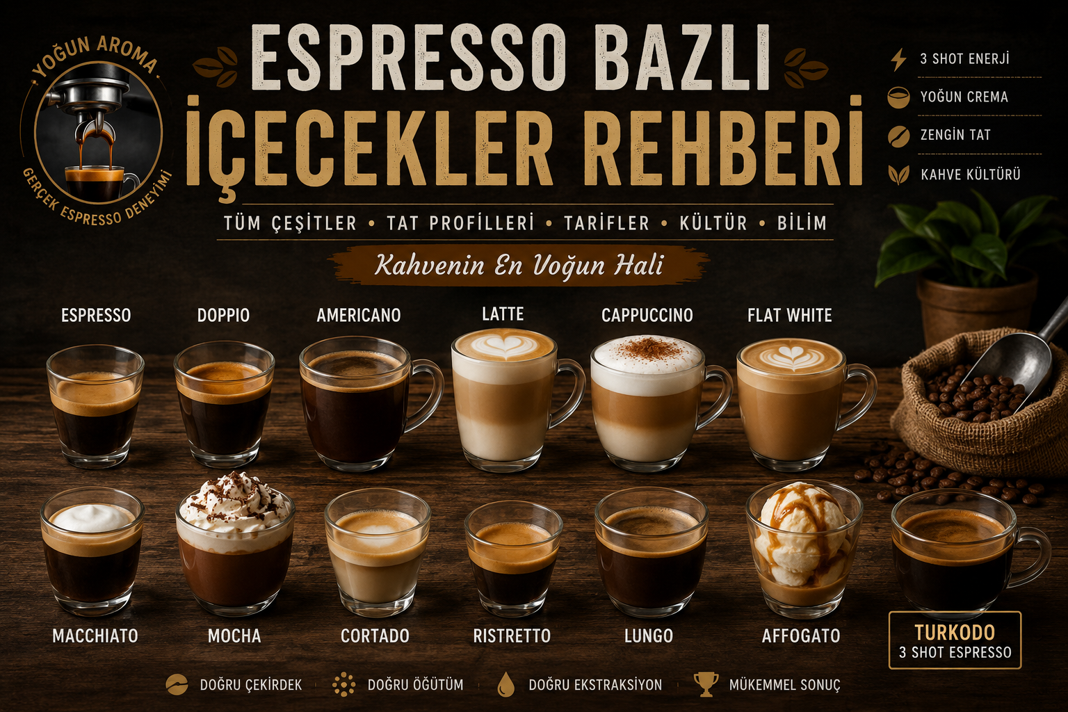 Espresso Bazlı İçecekler Rehberi ☕
